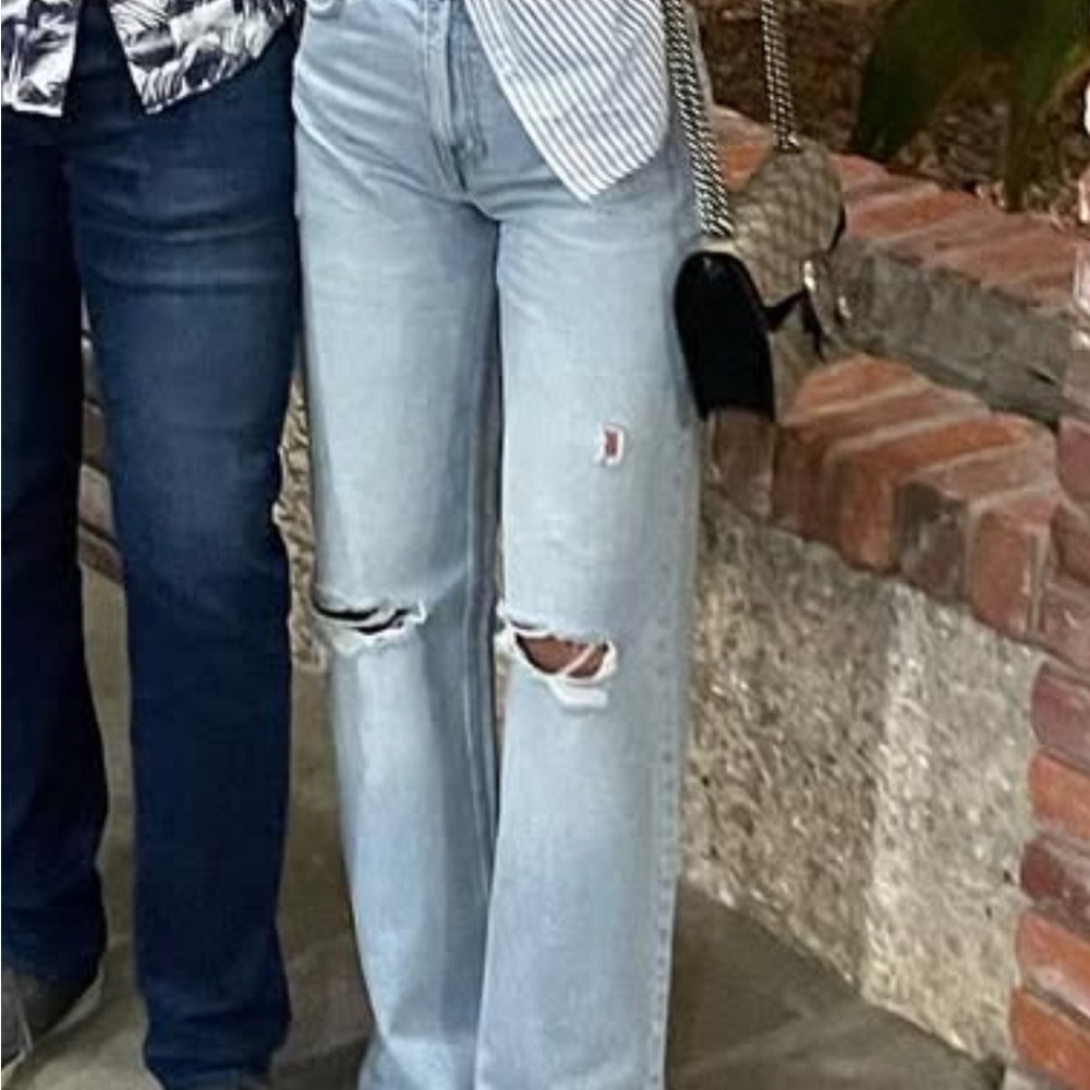 Zara Faded Denim Jeans